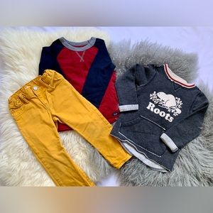 MIX AND MATCH BABY GAP AND ROOTS SIZE 3T